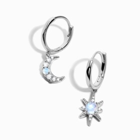 Royal Fashion stříbrné visací náušnice GU-DR22119E-SILVER