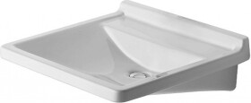 DURAVIT - Starck 3 Umyvadlo Med, 60x55 cm, bez otvoru pro baterii, s WonderGliss, bílá 03126000001