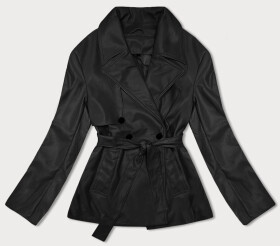 Černý krátký z ekologické kůže černá M (38) model 19035410 - J.STYLE