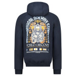 Pánská mikina WZ3016H/GN Šedá melanž s potiskem - Geographical Norway šedá melange 2XL