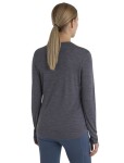 ICEBREAKER Wmns Merino 125 Cool-Lite™ Sphere III LS Tee, Midnight Navy Heather velikost: XS