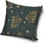 Vánoční povlak na polštářek Šedé Kouzlo Jmelí