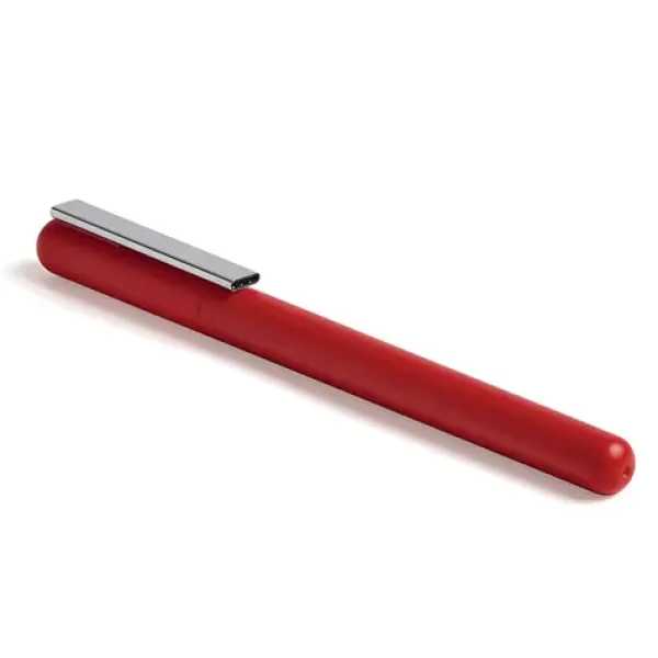 Lexon C-Pen tmavě červená / Propiska s USB-C flash diskem / 32GB (LS101DR)