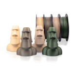 Filament-PM PLA + vylepšená snadno tisknutelná struna ARMY Woodland Green 1,75 mm 1 kg Filament PM