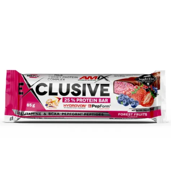 Amix Exclusive Protein Bar 85 g forest fruits (16020)