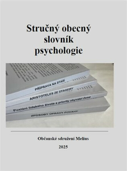 Stručný obecný slovník psychlogie - Jiří Mihola