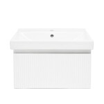 Koupelnová skříňka s umyvadlem SAT Evolution 58x30x44,8 cm bílá mat SATEVO60WMU1 SATEVO60WMU1