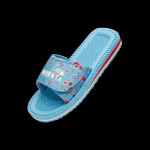 Klapky na suchý zip Kubota vícebarevné květinové modré K25SS-100-001-14-1 37