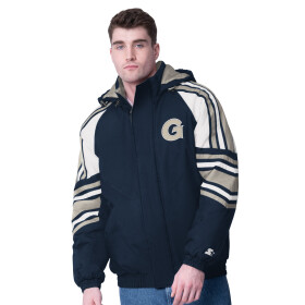 Starter Pánská bunda Georgetown Hoyas NCAA Frontier Hooded Jacket Velikost: 2XL