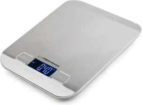 Esperanza EKS001 Pineaple stříbrná / Kuchyňská váha / max 5 kg / přesnost 1 g / kovová platforma (EKS001)