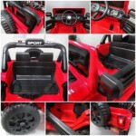 Mamido Elektrické autíčko Jeep X10 červené