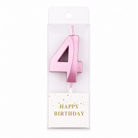 Cake star Dortová svíčka Rose Gold č.4