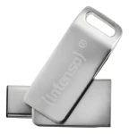 Intenso cMOBILE Line stříbrná / USB flash disk / USB-C a USB-A / 32GB / USB 3.2 Gen 1 (3536480)