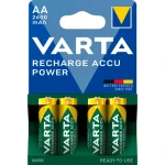 Varta RECHARGE Nabíjecí baterie AA / 1.2V / 2600mAh / NiMH / 4 ks / v blistru (601041)