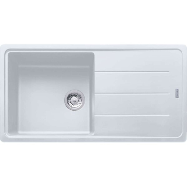 FRANKE - Basis Fragranitový dřez BFG 611, 97x50 cm, bílá-led 114.0285.303