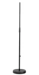 Mikrofonní stojan výsuvný / Stojan pro mikrofon / 2-dílný / litinová základna O 250 mm / výška 87–156,5 cm (260)