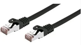 C-TECH patchcord Cat6 FTP 1 m černá (8954125014966)