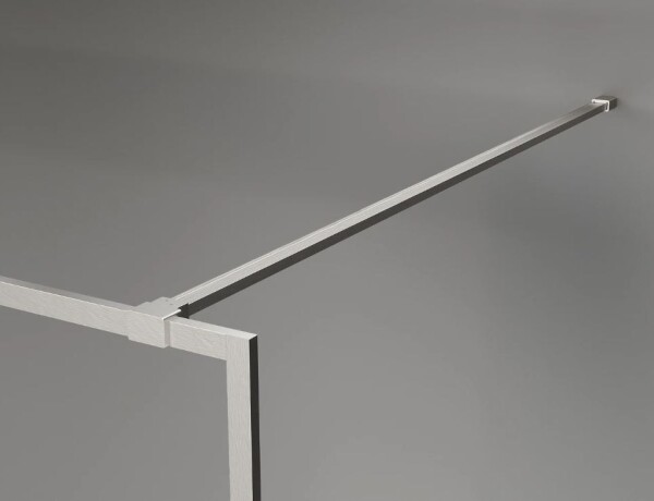 MEXEN - KIOTO, LUNAR vzpěra rovná 150 cm broušený nikl 830-10-97