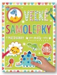 Veľké samolepky a maľovanky pre malé ruky Dino ostrov