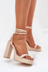 Sandály na podpatku model 212820 Step in style 40