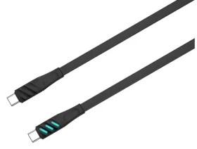 Havit CB6254 černá / Nabíjecí kabel / USB-C (M) - USB-C (M) / 1 m / PD (CB6255)