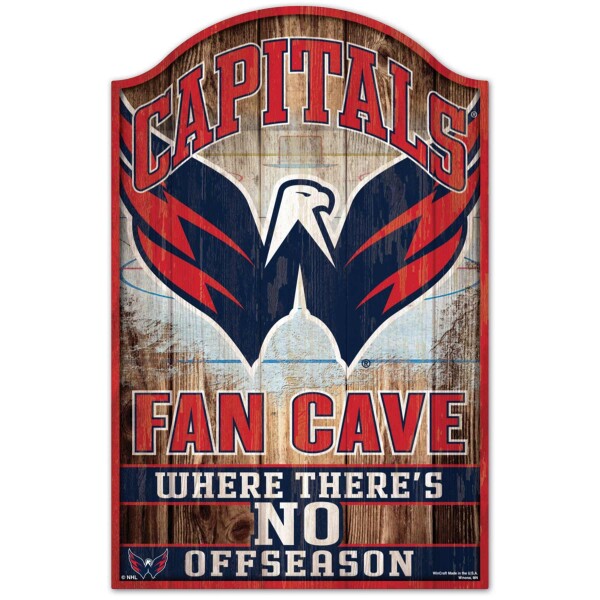 Cedule Washington Capitals NHL WinCraft Fan Cave