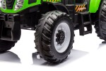 Mamido Dětský elektrický traktor A011 24V 400W zelený