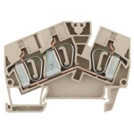 Weidmüller 1771410000-50 řadová svorka průchodky pružinová svorka Tmavě béžová 50 ks