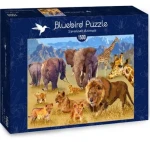BLUEBIRD Puzzle Zvířata za savany
