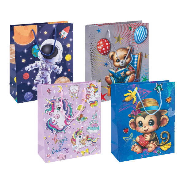 DONAU HOME dárková taška - Kids, mix motivů - 12ks