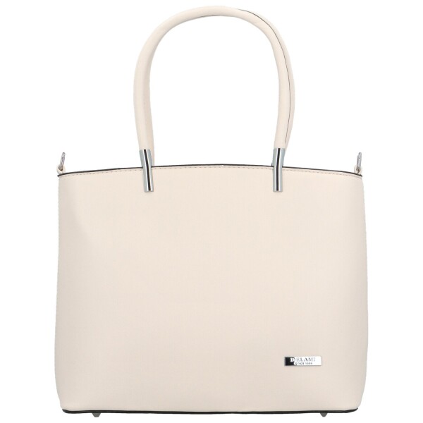 Luxusní dámská kabelka na rameno Delami Aurora, pudrová