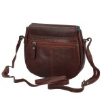 Luxusní dámská kožená crossbody kabelka GW Manoli, hnědá