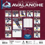 JF Turner Kalendář Colorado Avalanche NHL 2026 Wall Calendar