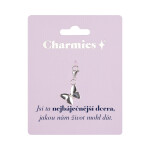 Stříbrný přívěsek motýlka - Báječná dcera - Albi