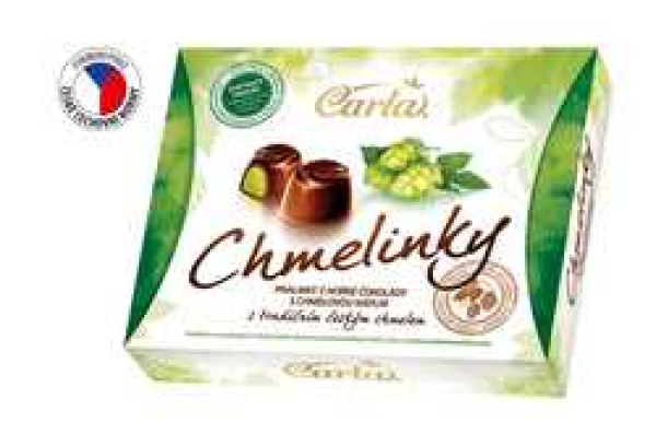 Carla Chmelinky 130 g - hořké pralinky plněné chmelem