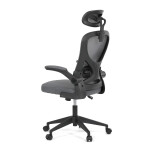 Kancelářská židle, houpací mechanismus, šedá, KA-K2021 GREY
