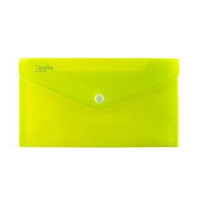 Psaníčko s drukem DL Opaline zelená limetka - 5ks