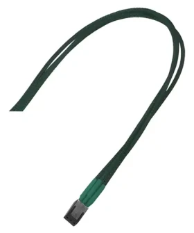 Nanoxia NX3PV3EG zelená / Prodlužovací kabel / 3-pin Molex / 30 cm / samec-samice (NX3PV3EG)