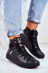 Insulated Leather Sneakers BIG STAR Black Velikost: 39