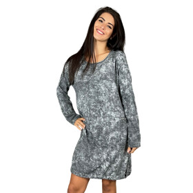 HOSH Mikinové šaty DREAM Velikost: UNI, Barva: Šedá