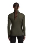 Dámské merino triko dlouhý rukáv, 1/2 zip ICEBREAKER Wmns 175 Everyday LS Half Zip, Dark Loden velikost: S