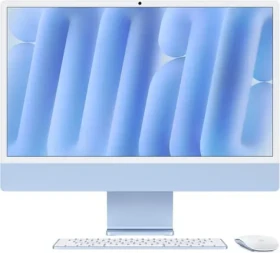 Apple iMac 24 M4 (2024) modrá / 24" 4.5K / Apple M4 / 16GB / 256GB SSD / Apple 8-Core / macOS (MWUF3CZ/A)