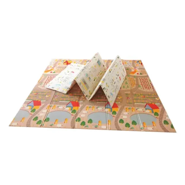 Asalvo Hrací podložka PLAY MAT XL 120*180cm FARM-CITY (AS22103)