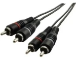 Schwaiger audio kabel 2x Cinch - 2x Cinch 5 m černá / Audio kabel / CINCH (RCA) / Propojovací (CIK5450533)