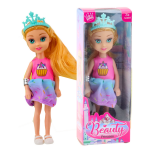 Mamido Mini panenka princezna s korunou barevné šaty 14 cm mix