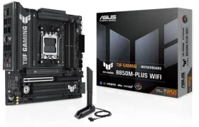 ASUS TUF GAMING B850M-PLUS WIFI / B850 / 4x DDR5 / 1x 2.5GLAN / Wi-Fi 6E / mATX (90MB1IY0-M0EAY0)