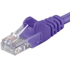 PremiumCord UTP CAT5E 0.5m / Patch kabel / RJ45-RJ45 / fialová (sputp005V)