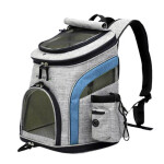 Smart šedo-modrý batoh pro psa | do 6 Kg Barva: Černá, Dle váhy psa: do 6 kg