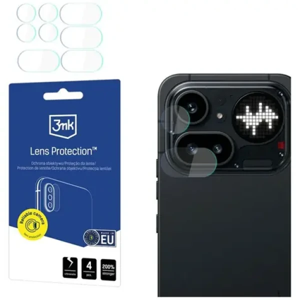 3mk Lens Protection Nothing Phone (4a) / Sklo na fotoaparát / hybridní sklo / 6H / 2 ks (5903108758925)