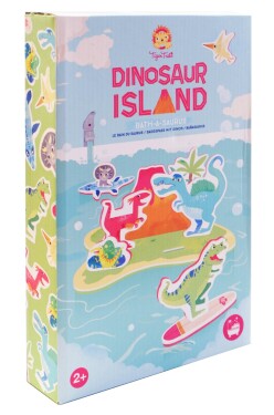 Tiger Tribe Dětské 3D puzzle do vany - Země dinosaurů